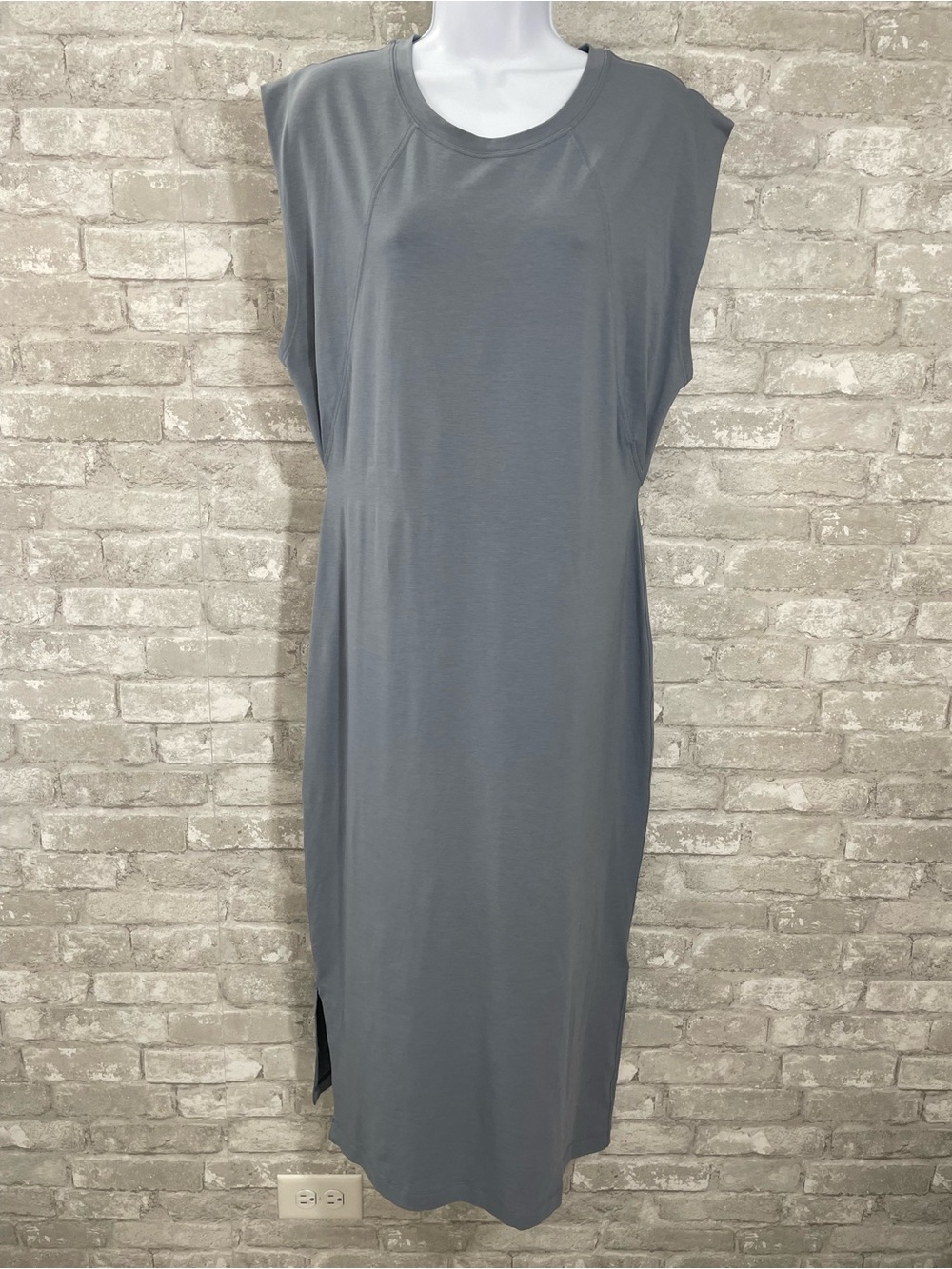 Public Rec Go To Dress in Stone Blue